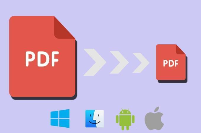reduce size of a pdf on mac for mailing